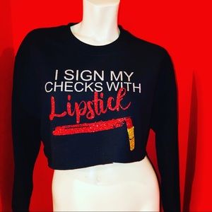 I sign my checks with lipstick